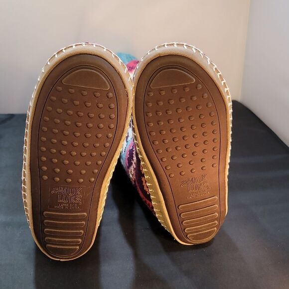 BRAND NEW MUK LUKS® WOMEN'S  ANGIE SLIPPERS –MULTI -COLOR - Picture 9 of 15